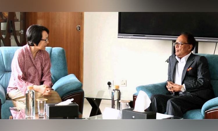 ডাক, টেলিযোগাযোগ ও তথ্যপ্রযুক্তি মন্ত্রীর সাথে ভুটানের রাষ্ট্রদূতের সাক্ষাৎ