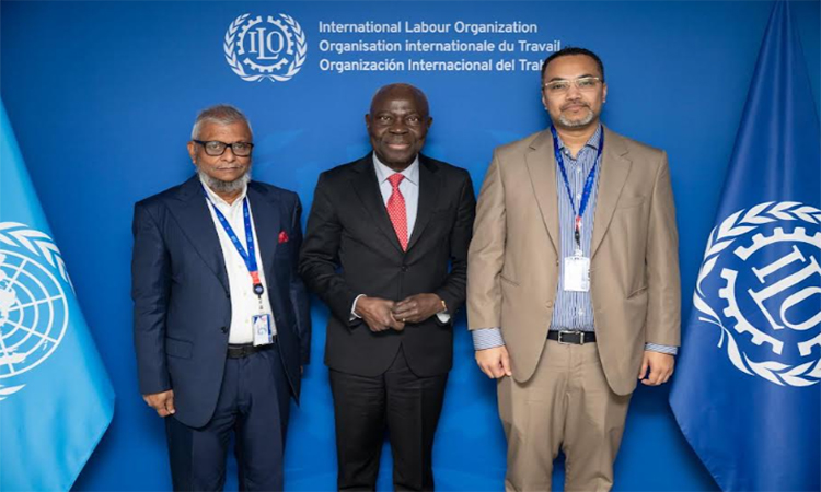 আইএলও মহাপরিচালকের সঙ্গে শ্রমমন্ত্রীর সাক্ষাৎ; বাংলাদেশে কর্মসংস্থান সৃষ্টিতে সহযোগিতার আশ্বাস