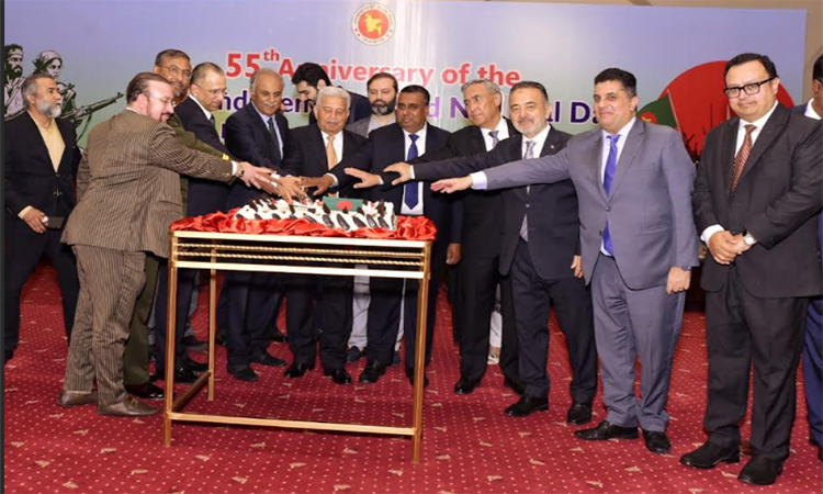 মহান স্বাধীনতা ও জাতীয় দিবসে ইসলামাবাদে কূটনৈতিক সংবর্ধনা অভ্যর্থনা