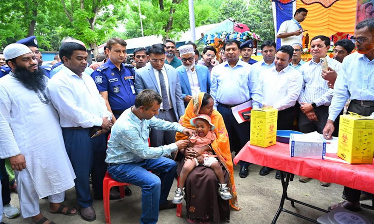 রাজশাহীসহ ৫ জেলায় ৫৬,৬০০ শিশুকে হাম ও রুবেলার টিকা দেওয়া হবে
