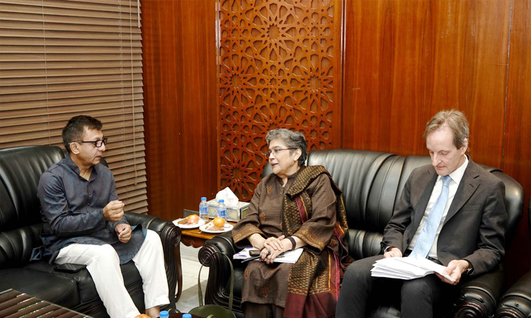 বাণিজ্যমন্ত্রীর সঙ্গে জাতিসংঘের আন্ডার সেক্রেটারি জেনারেল রাবাব ফাতিমার বৈঠক