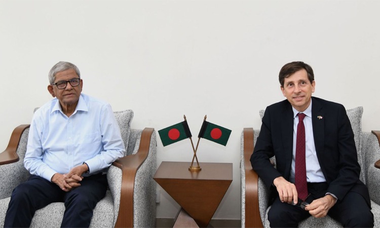 স্থানীয় সরকার, পল্লী উন্নয়ন ও সমবায় মন্ত্রীর সঙ্গে ফ্রান্সের রাষ্ট্রদূতের সাক্ষাৎ