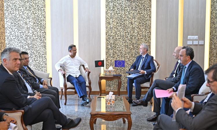 প্রধানমন্ত্রীর সঙ্গে ইইউ প্রতিনিধি দলের সৌজন্য সাক্ষাৎ