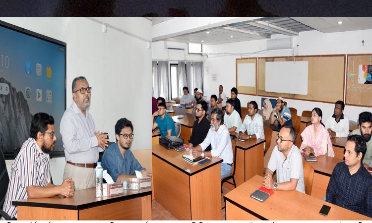 খুবিতে স্মার্ট বোর্ডের ফিচার সম্পর্কে অবহিতকরণ কর্মশালা অনুষ্ঠিত