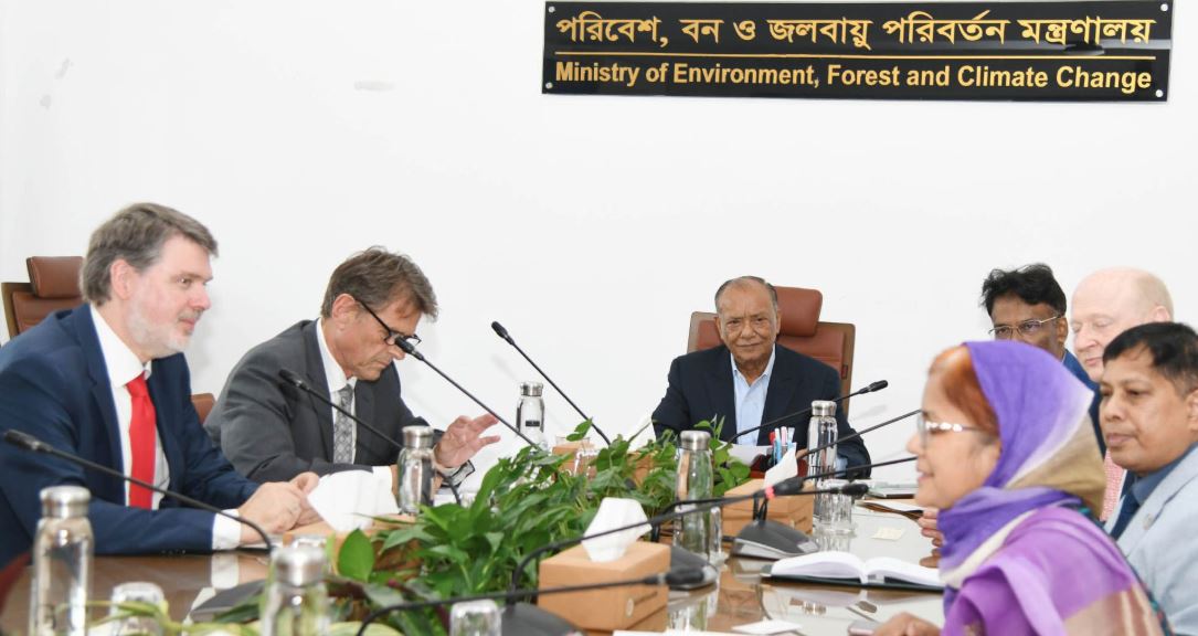 জার্মান সংসদের পরিবেশ কমিটির প্রতিনিধিদলের সঙ্গে পরিবেশ মন্ত্রীর বৈঠক