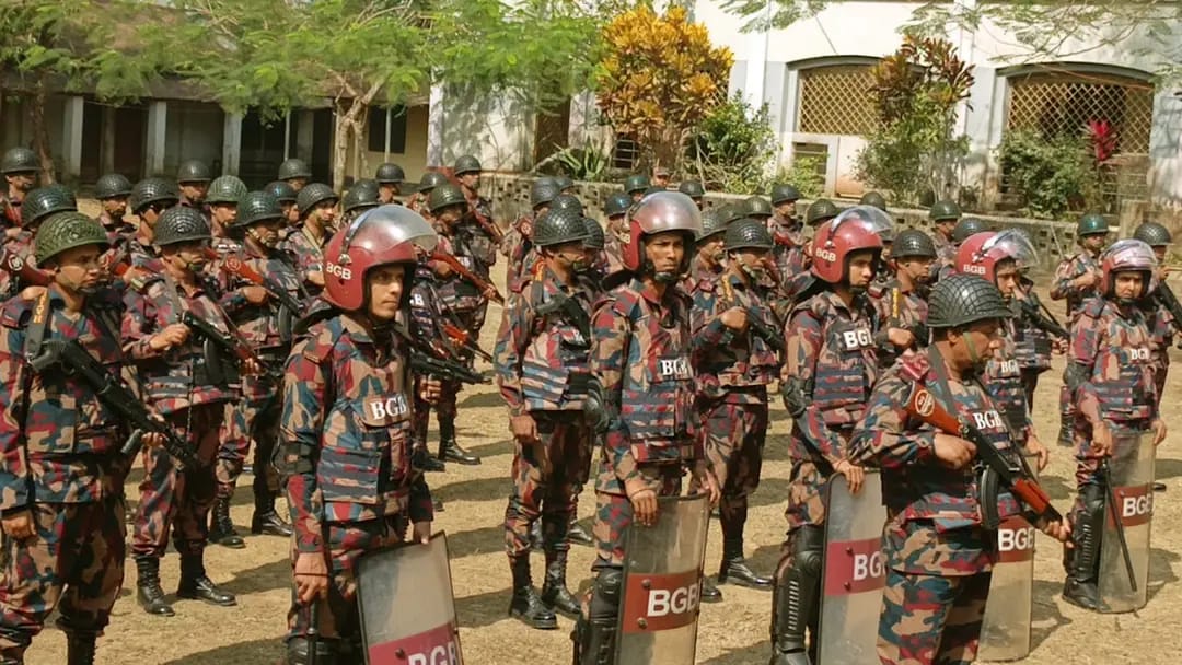 শেরপুর-৩ আসনের নির্বাচনে মোতায়েন ১৬ প্লাটুন বিজিবি