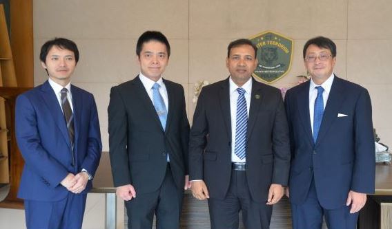 জাপানের কাউন্টার টেররিজম ইউনিটের ডিরেক্টর জেনারেলের সঙ্গে সিটিটিসি প্রধানের সৌজন্য সাক্ষাৎ