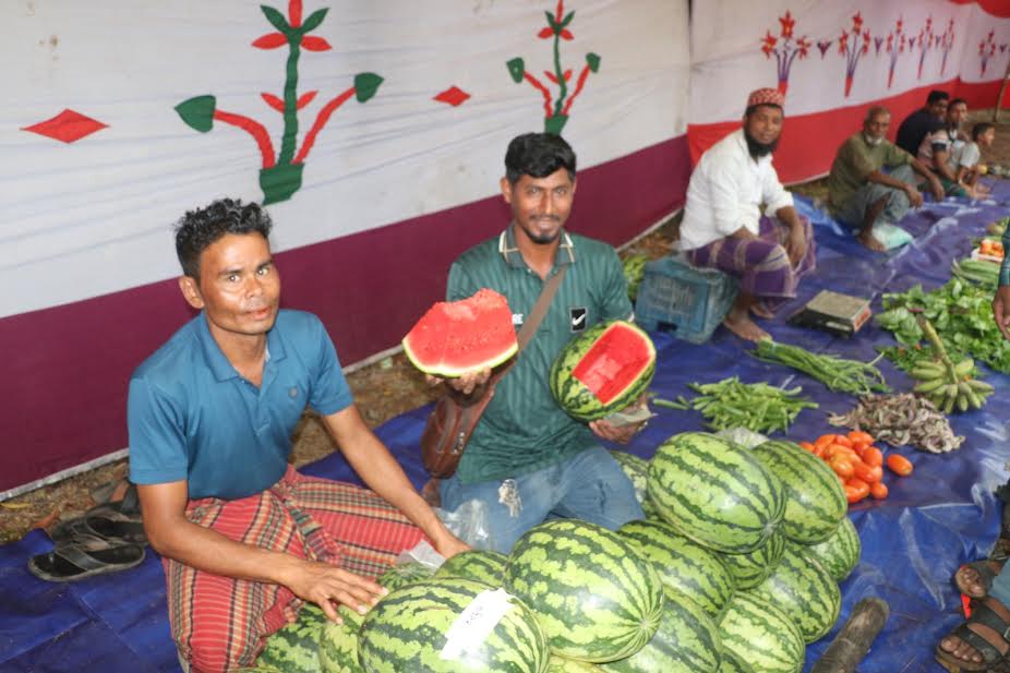 ভোলায় কৃষক বাজার মেলা শুরু