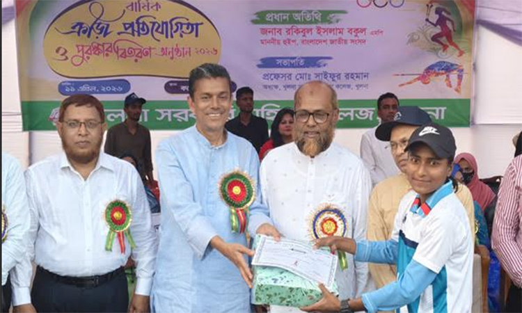 লেখাপড়ার পাশাপাশি খেলাধুলার গুরুত্ব অপরিসীম: হুইপ বকুল