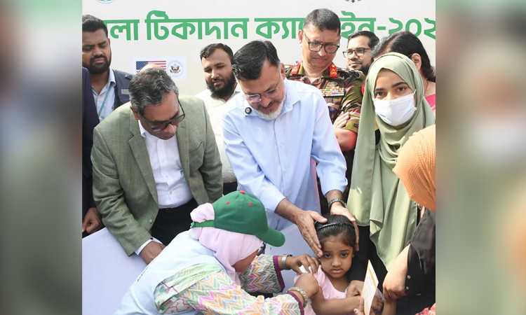 হামের বিশেষ টিকাদান কর্মসূচির দ্বিতীয় ধাপ শুরু আজ