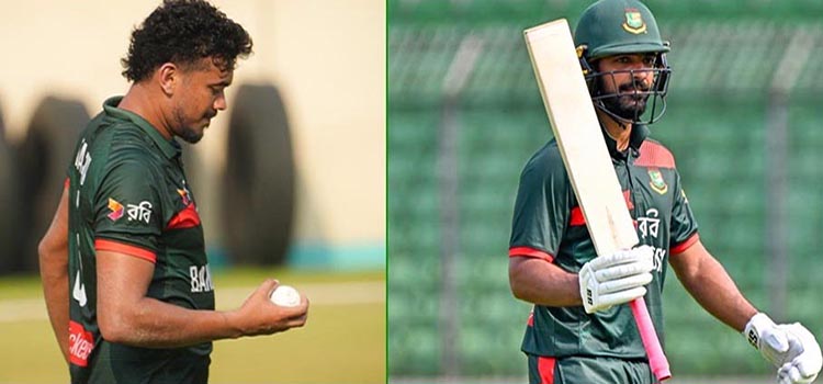 প্রস্তুতি ম্যাচে ব্যাট-বল হাতে চমক সাইফ ও তাসকিনের
