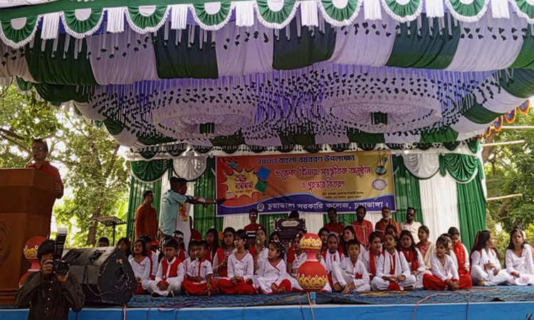 নানা আয়োজনে চুয়াডাঙ্গায় বর্ষবরণ