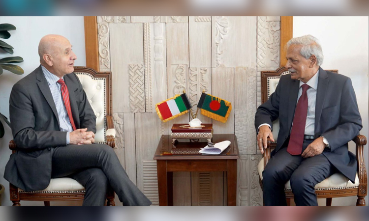 সংস্কৃতি মন্ত্রী ও ইতালির রাষ্ট্রদূতের সৌজন্য সাক্ষাৎ