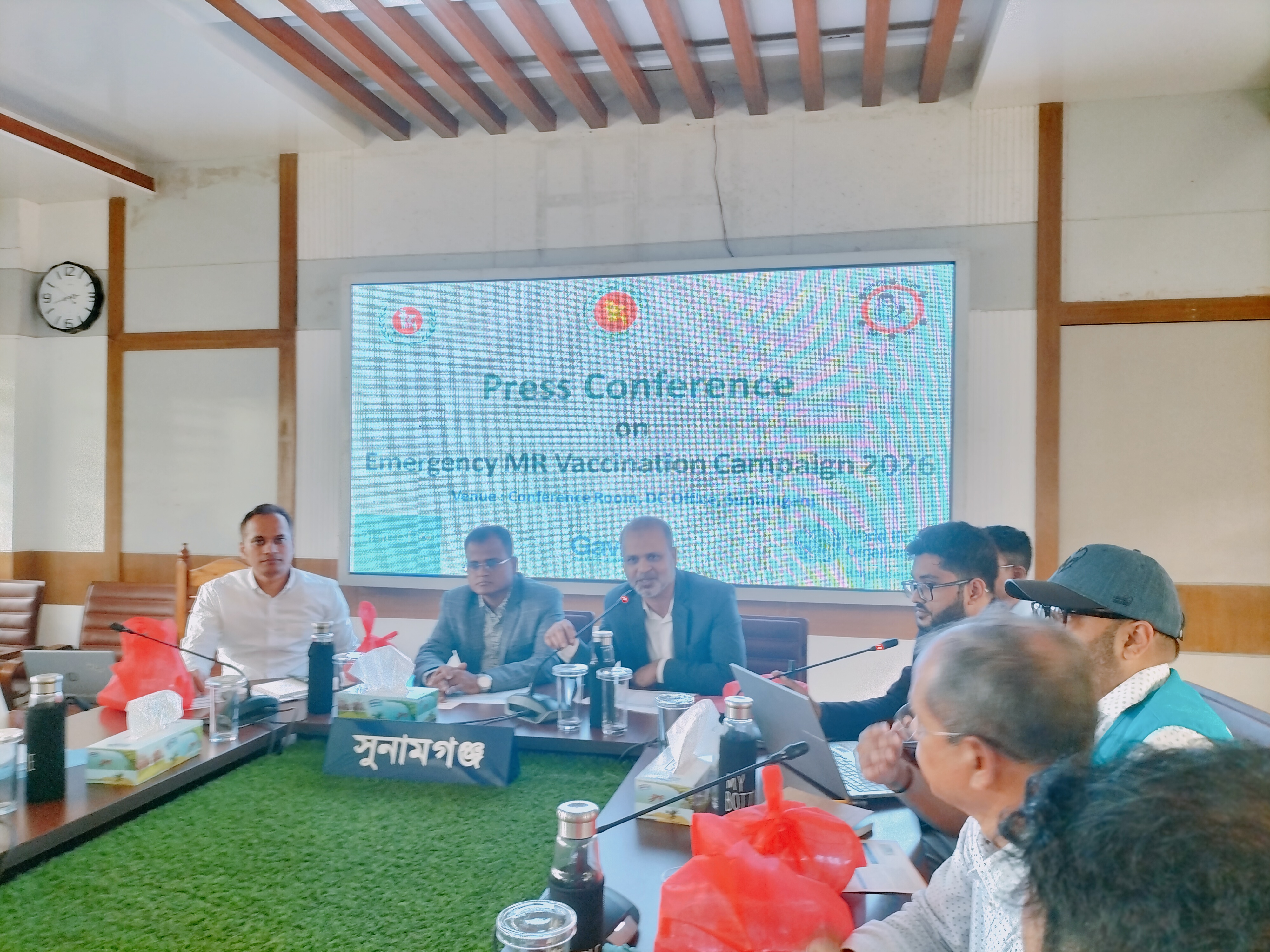 সুনামগঞ্জে ৩ লাখ ৩৫ হাজার ৩৪৫ জন শিশুকে হাম-রুবেলা টিকা প্রদান করা হবে 