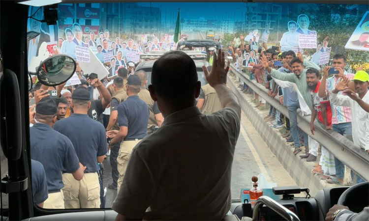 প্রধানমন্ত্রী হিসেবে প্রথমবার বগুড়ার পথে তারেক রহমান