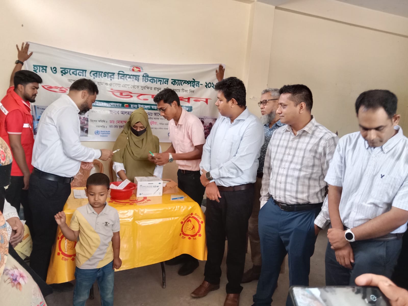 নাটোরে হাম-রুবেলার বিশেষ টিকাদান কর্মসূচি আজ থেকে শুরু