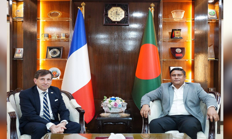 প্রধানমন্ত্রীর প্রতিরক্ষা উপদেষ্টার সঙ্গে ফ্রান্সের রাষ্ট্রদূতের সাক্ষাৎ