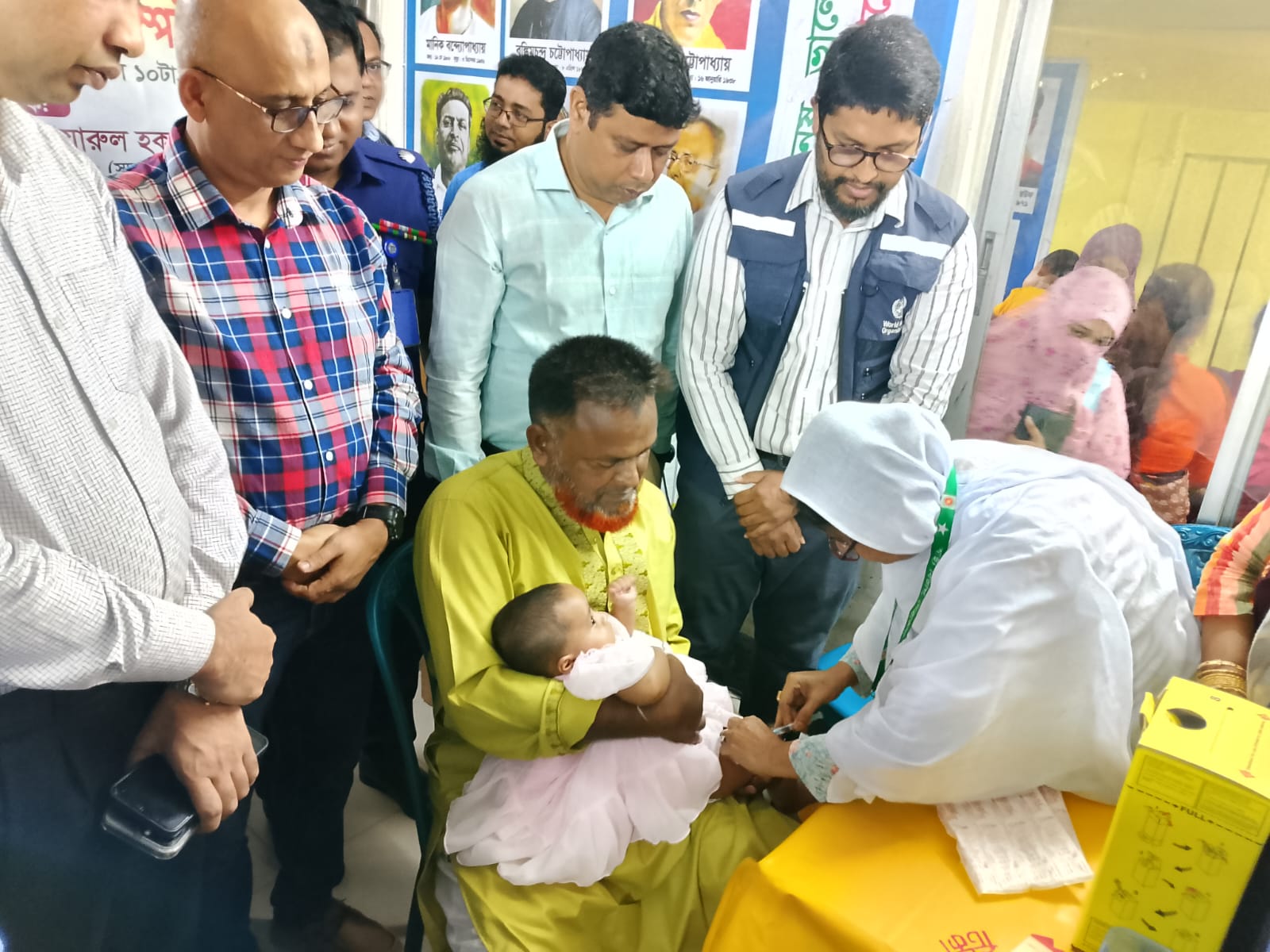 নেত্রকোণায় হাম-রুবেলা টিকাদান কার্যক্রম শুরু