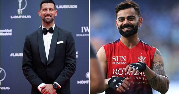 কোহলির জন্যই ক্রিকেটের খোঁজ-খবর রাখেন জকোভিচ