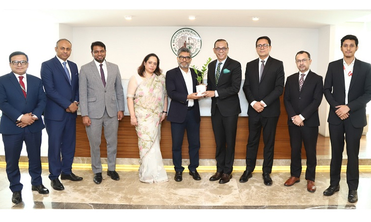 পুঁজিবাজার উন্নয়নে প্রধানমন্ত্রীর বিশেষ সহকারীর সঙ্গে ডিএসই’র বৈঠক