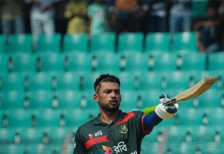 শান্তর সেঞ্চুরিতে নিউজিল্যান্ডকে ২৬৬ রানের লক্ষ্য দিল বাংলাদেশ