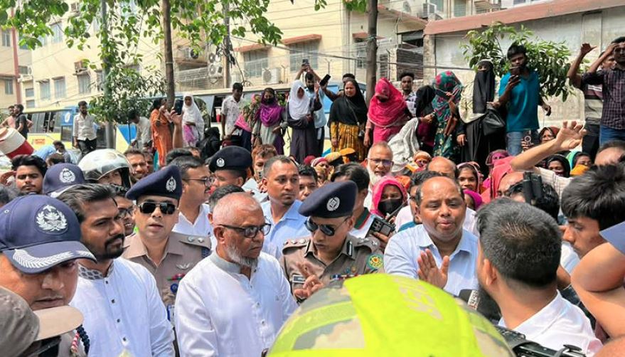 তেজগাঁওয়ে শ্রমিকদের সড়ক অবরোধ প্রত্যাহার 