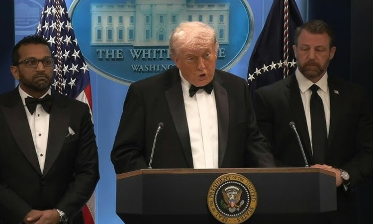 ওয়াশিংটনে গুলির ঘটনায় সন্দেহভাজন ব্যক্তিই ‘সম্ভাব্য আততায়ী’: ট্রাম্প