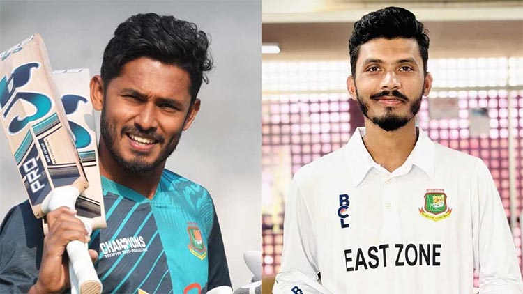 পাকিস্তানের বিপক্ষে বাংলাদেশের টেস্টে দলে নতুন মুখ তানজিদ ও অমিত
