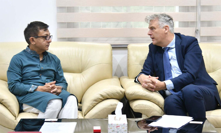 শিল্পমন্ত্রীর সঙ্গে নেদারল্যান্ডসের রাষ্ট্রদূতের বৈঠক