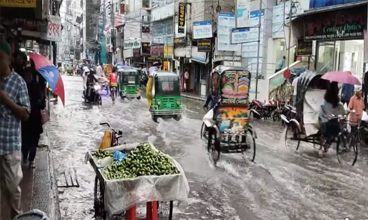 বরিশালে ২৪ ঘণ্টায় ৬৩ মিলিমিটার বৃষ্টিপাত রেকর্ড