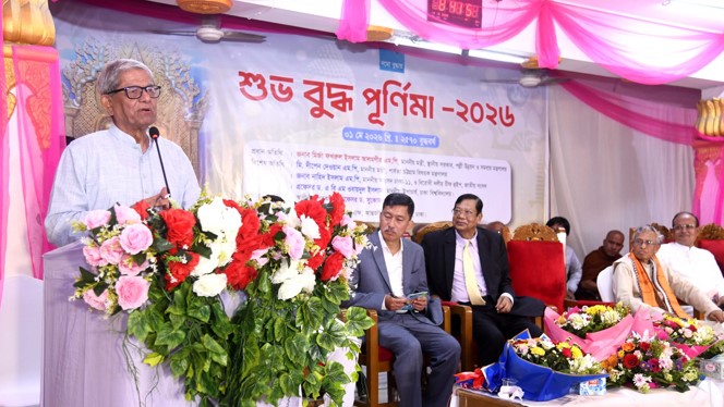 বুদ্ধ পূর্ণিমায় শান্তি ও সম্প্রীতির বার্তা এলজিআরডি মন্ত্রীর