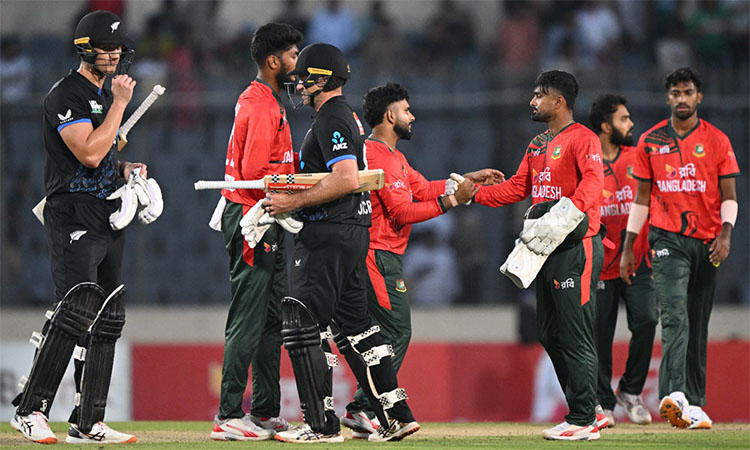 নিউজিল্যান্ডের বিপক্ষে টি-টোয়েন্টি সিরিজ সমতায় শেষ করল বাংলাদেশ