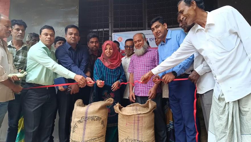 কিশোরগঞ্জে সরকারিভাবে ধান সংগ্রহ অভিযান শুরু