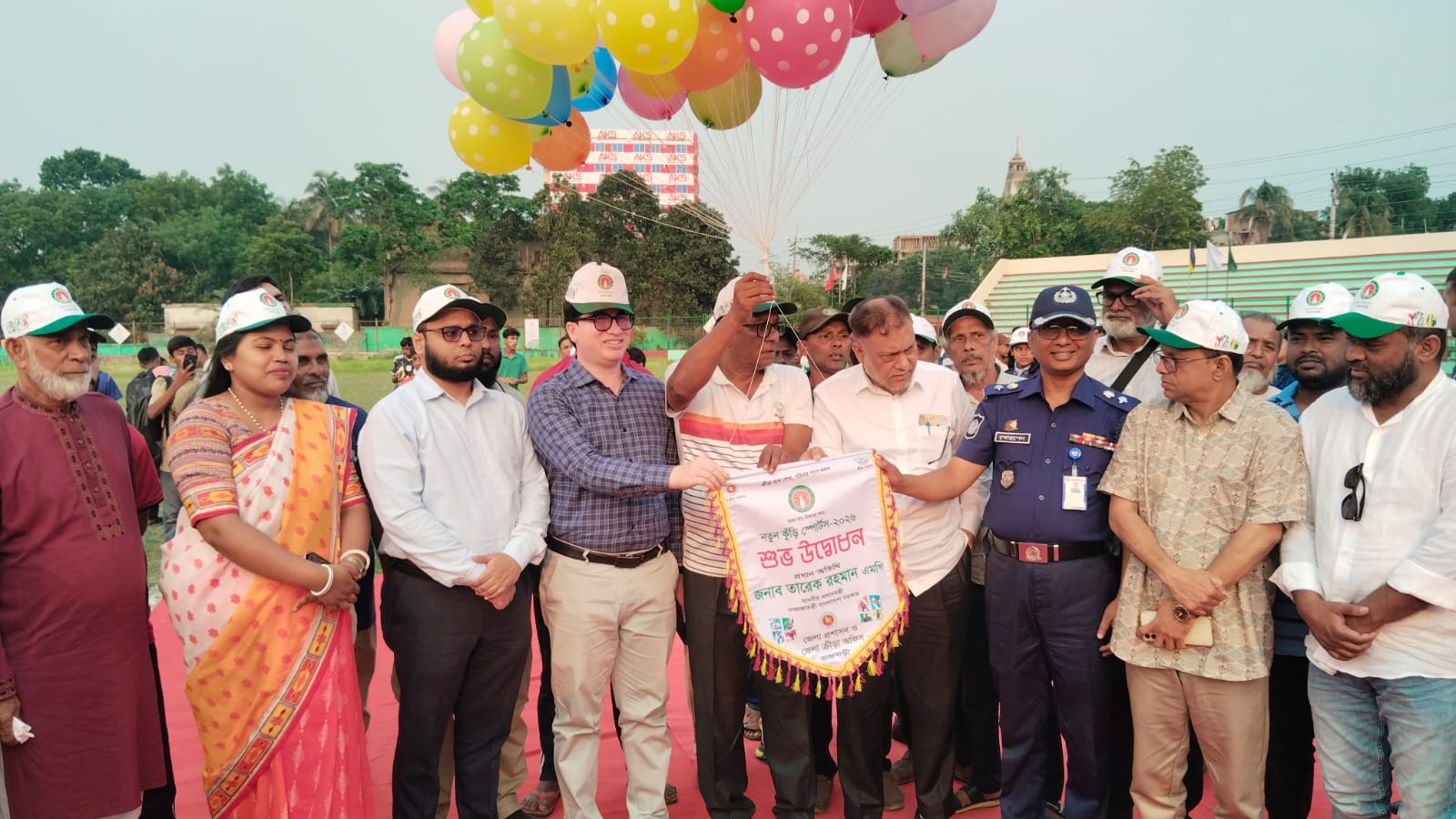 বর্ণাঢ্য আয়োজনে রাজবাড়ীতে নতুন কুঁড়ি স্পোর্টসের উদ্বোধন