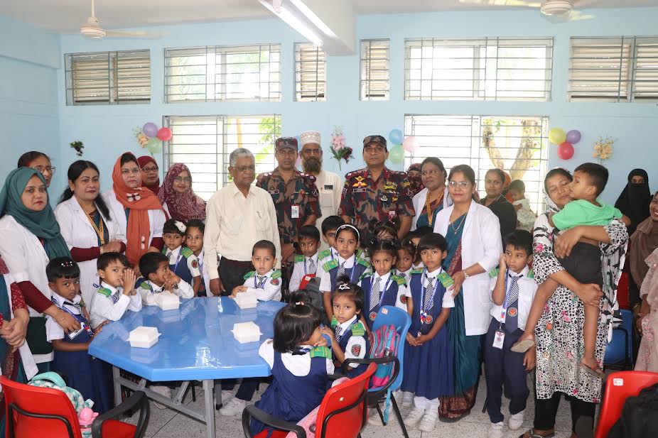লালমনিরহাট বিজিবি স্কুলে আধুনিক শ্রেণিকক্ষ ও প্লে স্টেশন উদ্বোধন