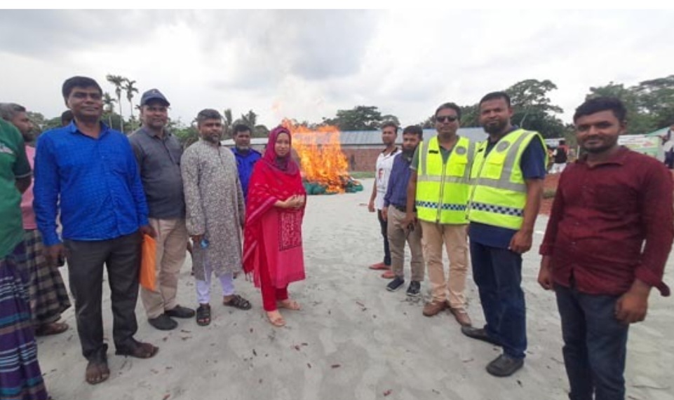 চিতলমারিতে ২০ লাখ টাকার নিষিদ্ধ কারেন্ট জাল উদ্ধার