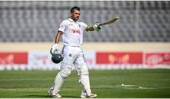 টেস্টে বাংলাদেশের অধিনায়ক হিসেবে রেকর্ড সেঞ্চুরি শান্তর