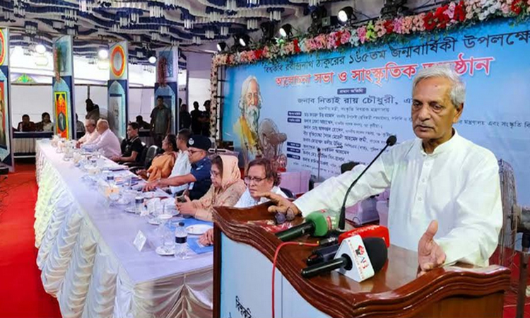 রবীন্দ্রসাহিত্য সমাজ থেকে অন্ধকার দূর করার অন্যতম হাতিয়ার: সংস্কৃতি মন্ত্রী