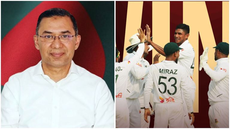 পাকিস্তানের বিপক্ষে টেস্ট জেতায় টাইগারদের অভিনন্দন প্রধানমন্ত্রীর