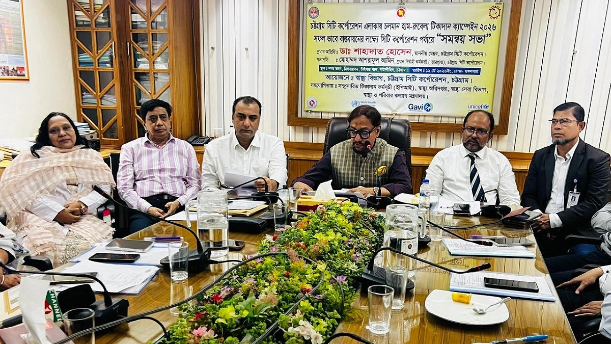 চট্টগ্রাম নগরে লক্ষ্যমাত্রার ৯৪ শতাংশ শিশু হামের টিকা পেয়েছে: চসিক মেয়র