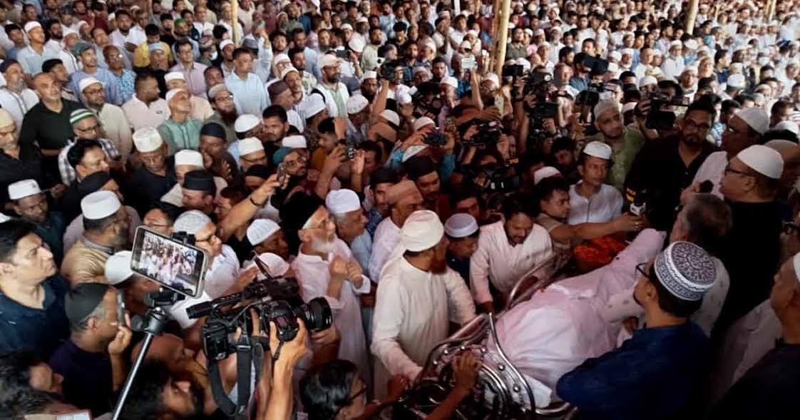 সাবেক মন্ত্রী ইঞ্জিনিয়ার মোশাররফ হোসেনের দাফন সম্পন্ন 