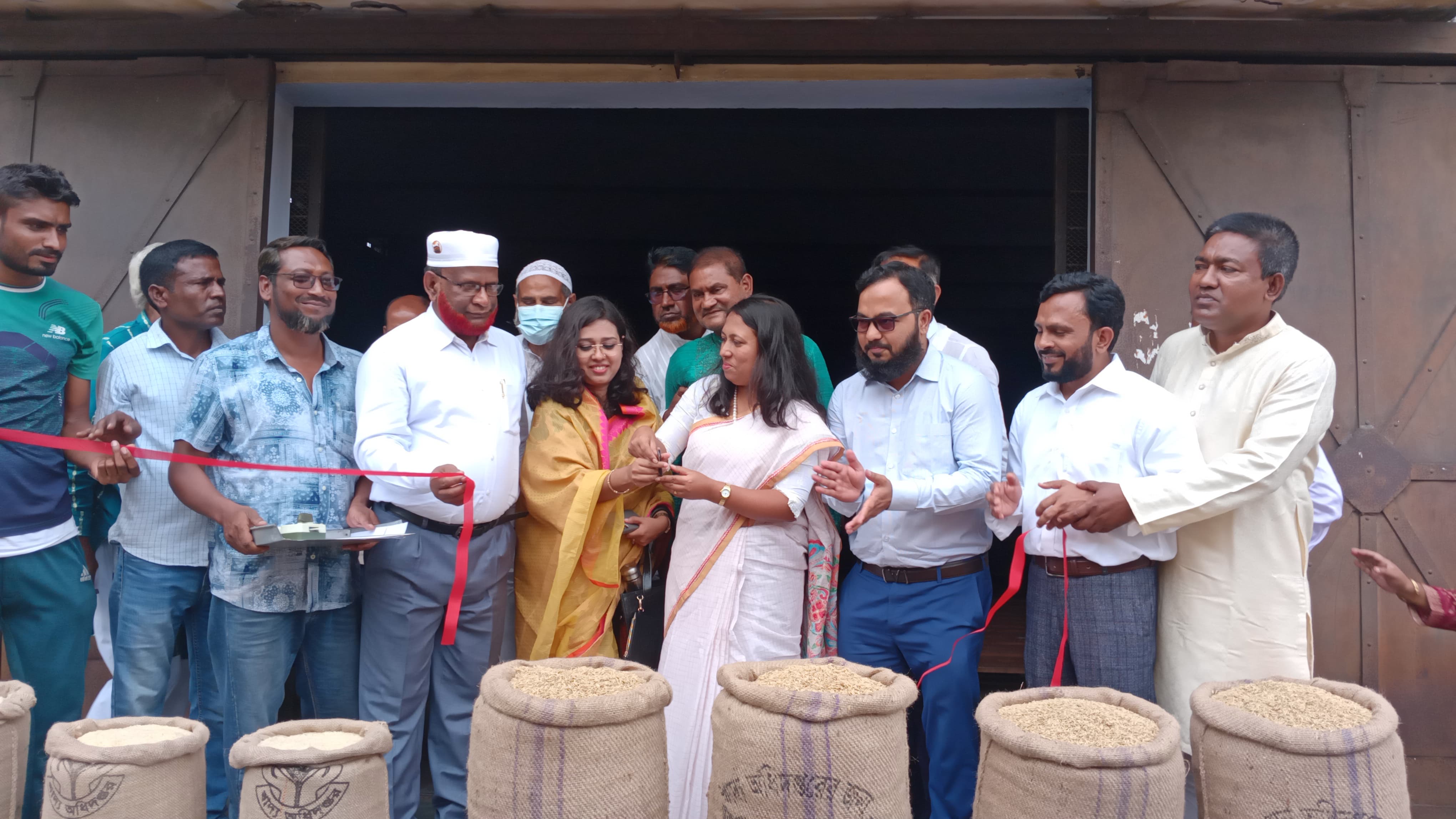শেরপুরে বোরো ধান সংগ্রহ কর্মসূচির উদ্বোধন