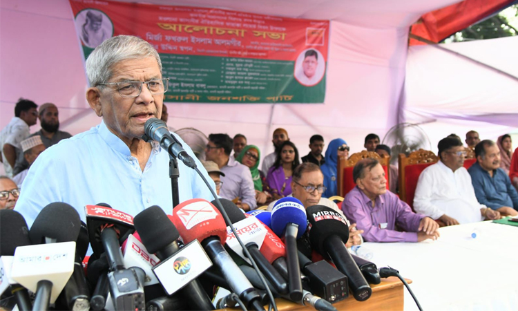 বাংলাদেশের বিরুদ্ধে উসকানিমূলক বক্তব্য দেবেন না : পশ্চিমবঙ্গ সরকারকে মির্জা ফখরুল