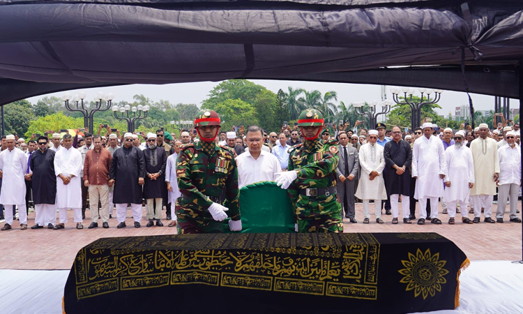 সাবেক প্রতিমন্ত্রী মিজানুর রহমান সিনহার জানাজায় প্রধানমন্ত্রীর অংশগ্রহণ 