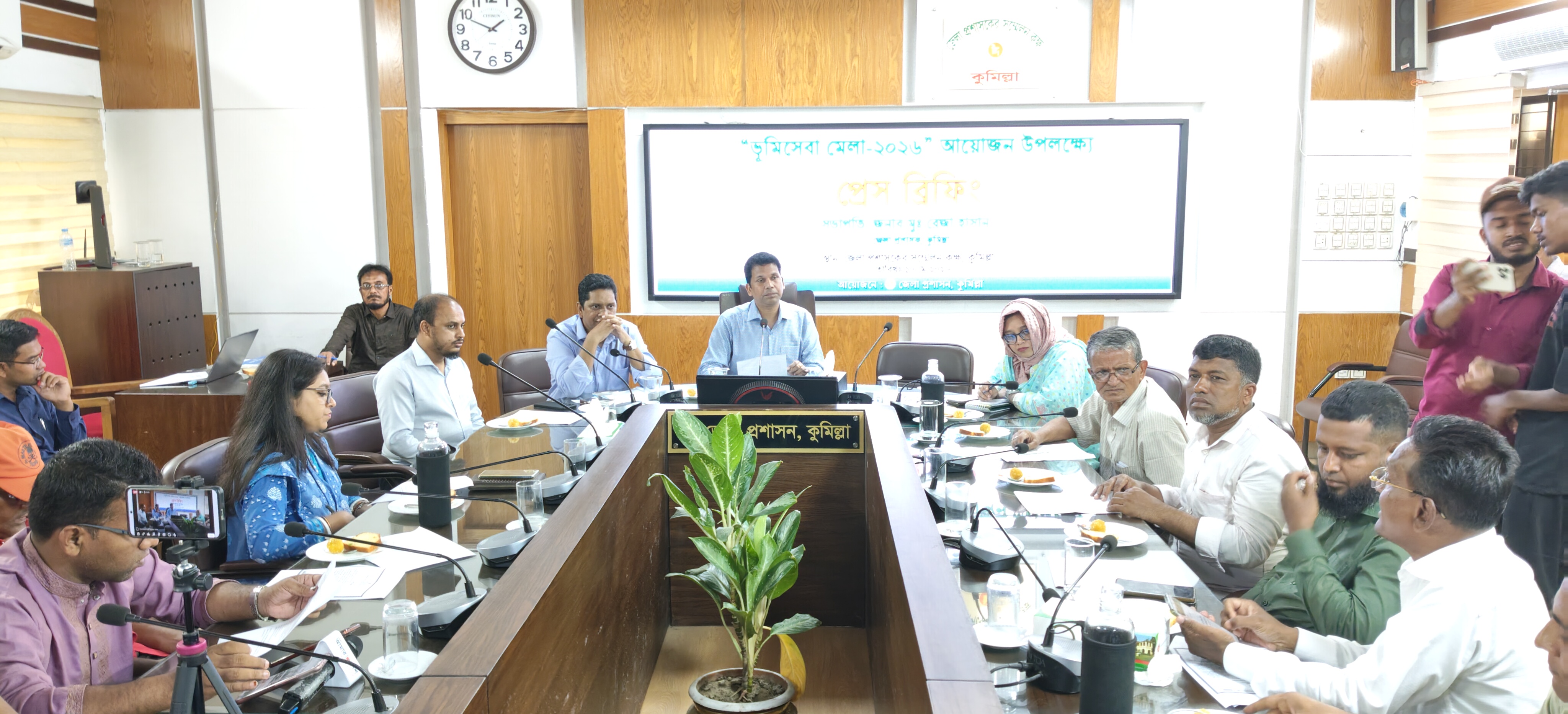 কুমিল্লায় তিন দিনব্যাপি ভূমিসেবা মেলা শুরু মঙ্গলবার 
