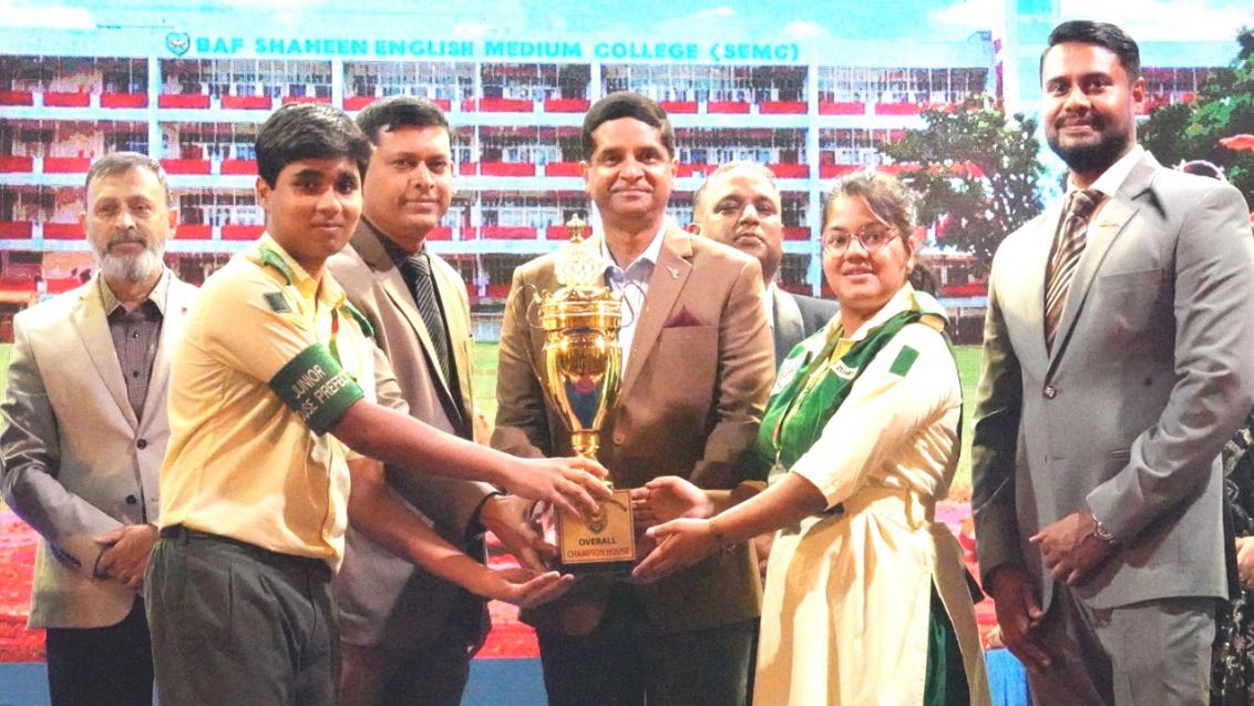 বিএএফ শাহীন ইংলিশ মিডিয়াম কলেজের বার্ষিক সাংস্কৃতিক অনুষ্ঠান ও পুরস্কার বিতরণী অনুষ্ঠিত