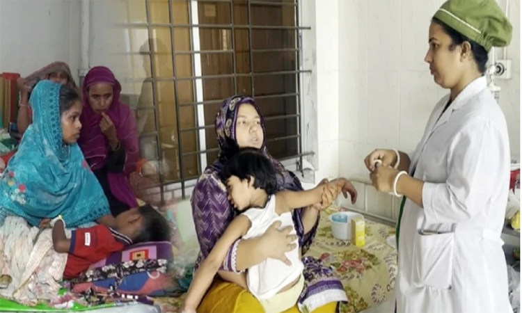 হামের হুংকারে নবজাতকের জন্ম এখন আতঙ্ক