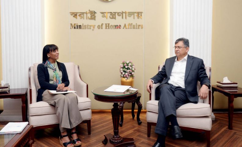 স্বরাষ্ট্রমন্ত্রীর সঙ্গে জাতিসংঘের আবাসিক সমন্বয়কারীর সাক্ষাৎ