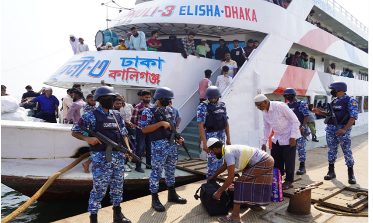 ঈদে উপকূলজুড়ে কোস্ট গার্ডের হাই প্রোফাইল নিরাপত্তা বলয়