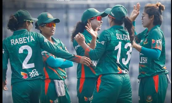ত্রিদেশীয় সিরিজে প্রথম জয় বাংলাদেশ নারী দলের